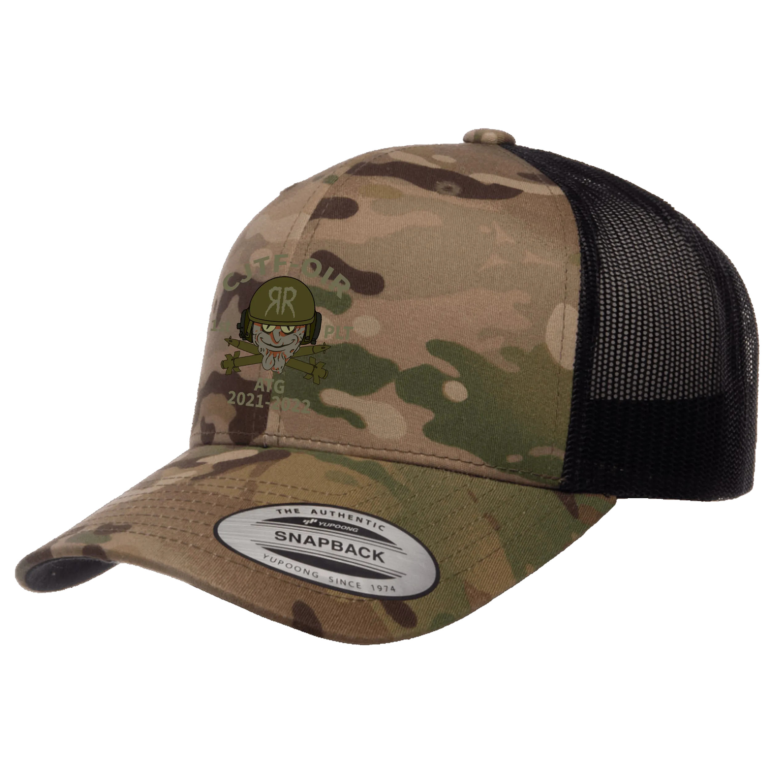 1 PLT, B BTRY, 3-157 FAR Embroidered Hats
