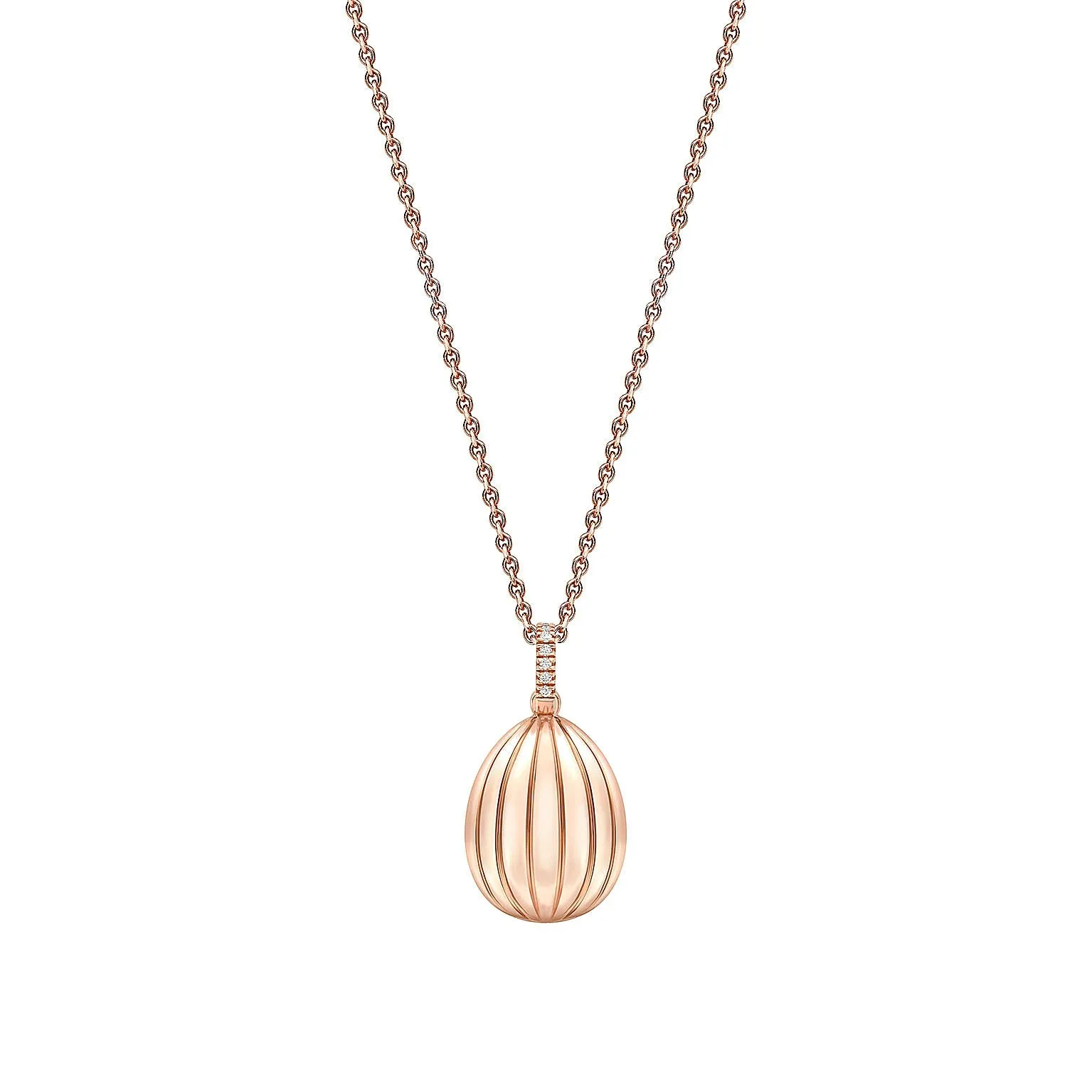 '180' Fluted Egg Pendant