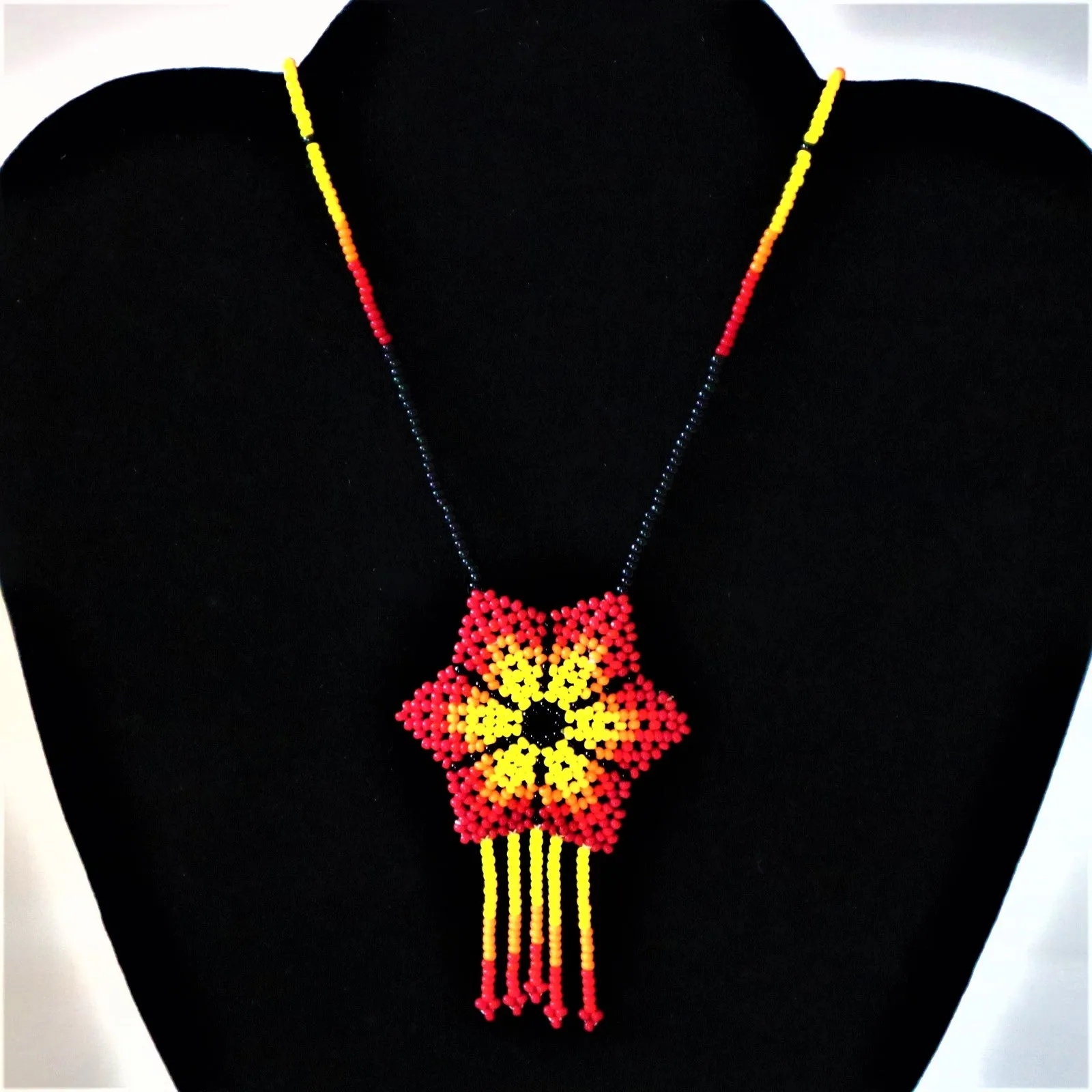 Beaded Handmade Huichol Necklaces