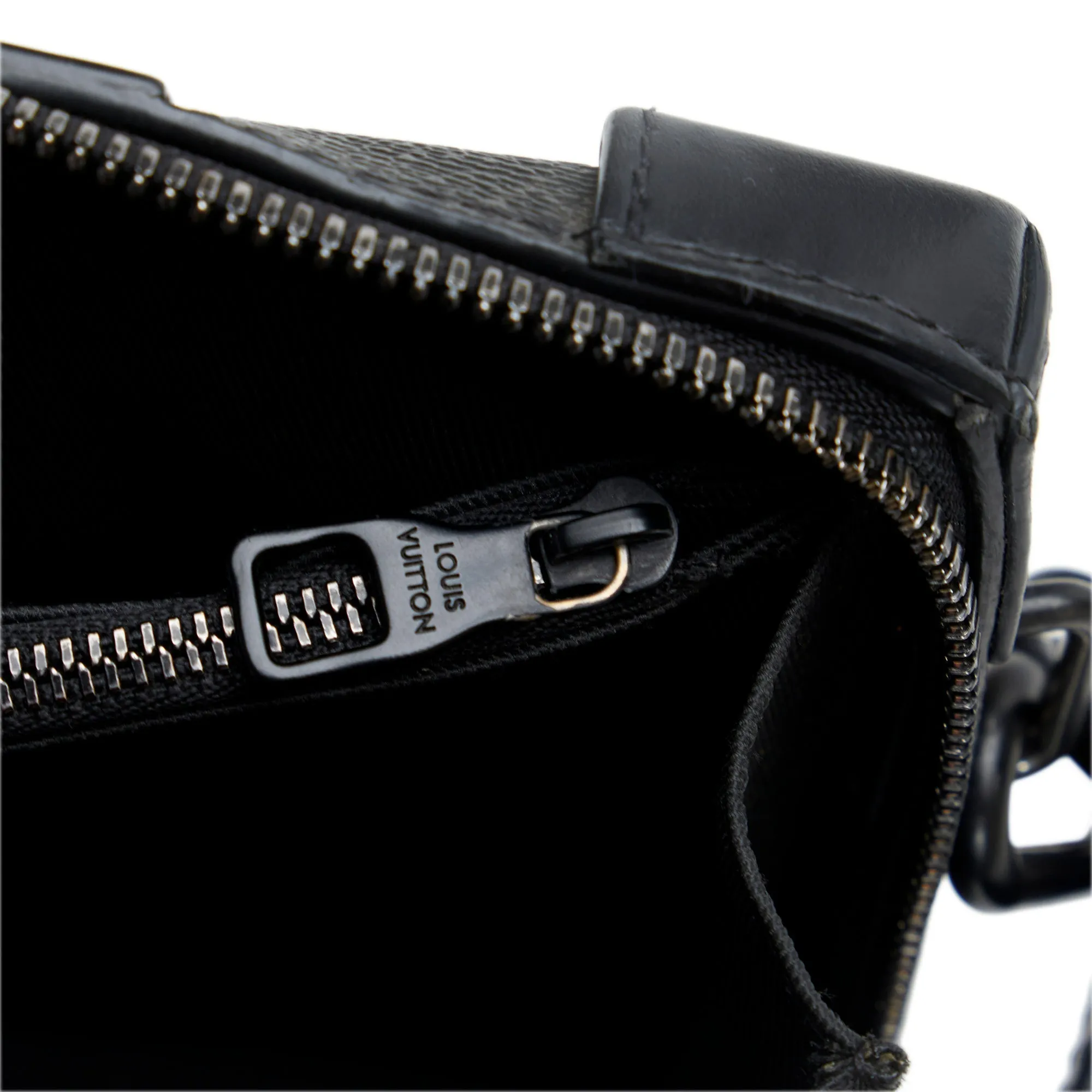 Black Louis Vuitton Monogram Eclipse Soft Trunk Wallet Crossbody