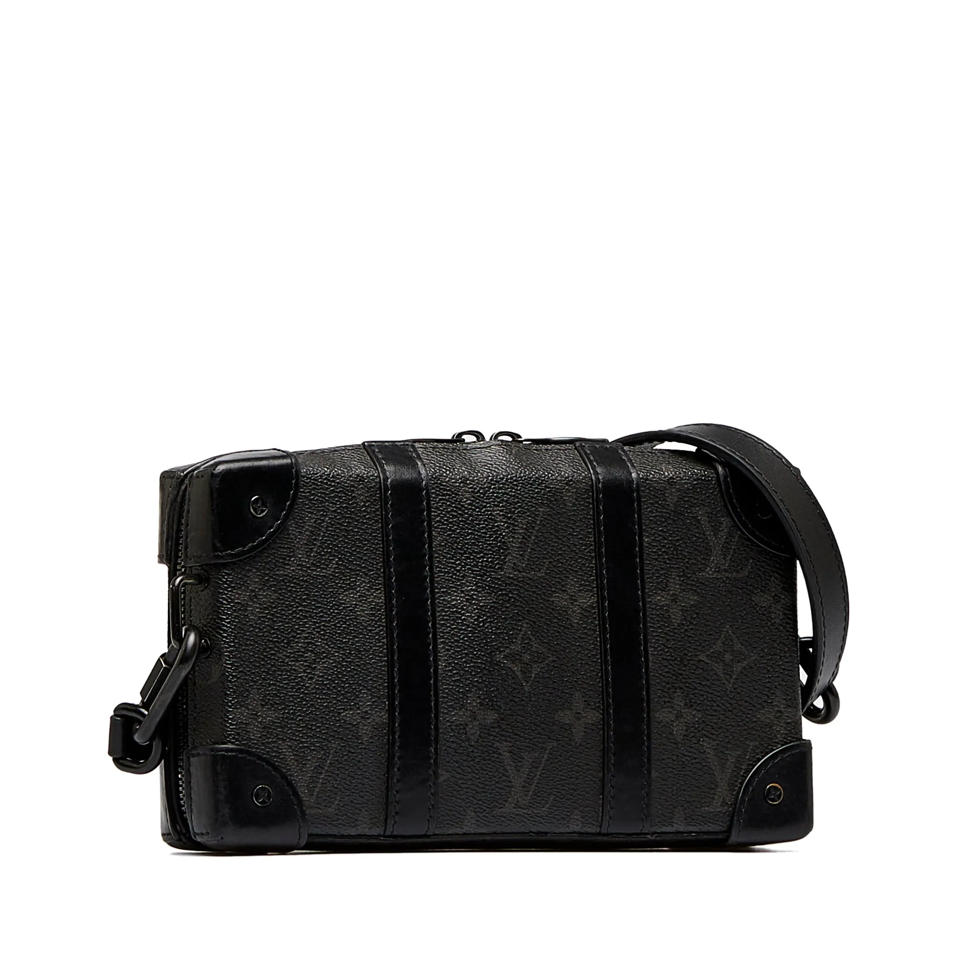 Black Louis Vuitton Monogram Eclipse Soft Trunk Wallet Crossbody