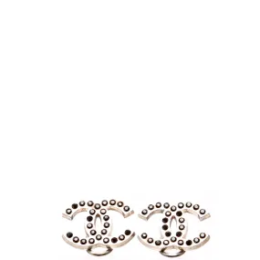 CC Studded Clip On Earrings