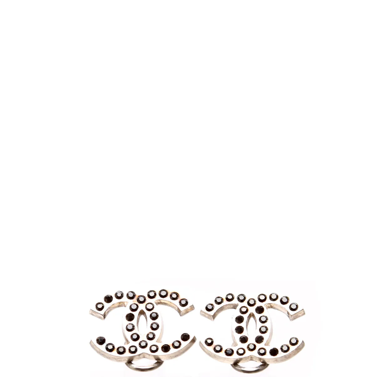 CC Studded Clip On Earrings