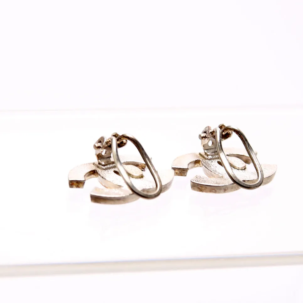 CC Studded Clip On Earrings