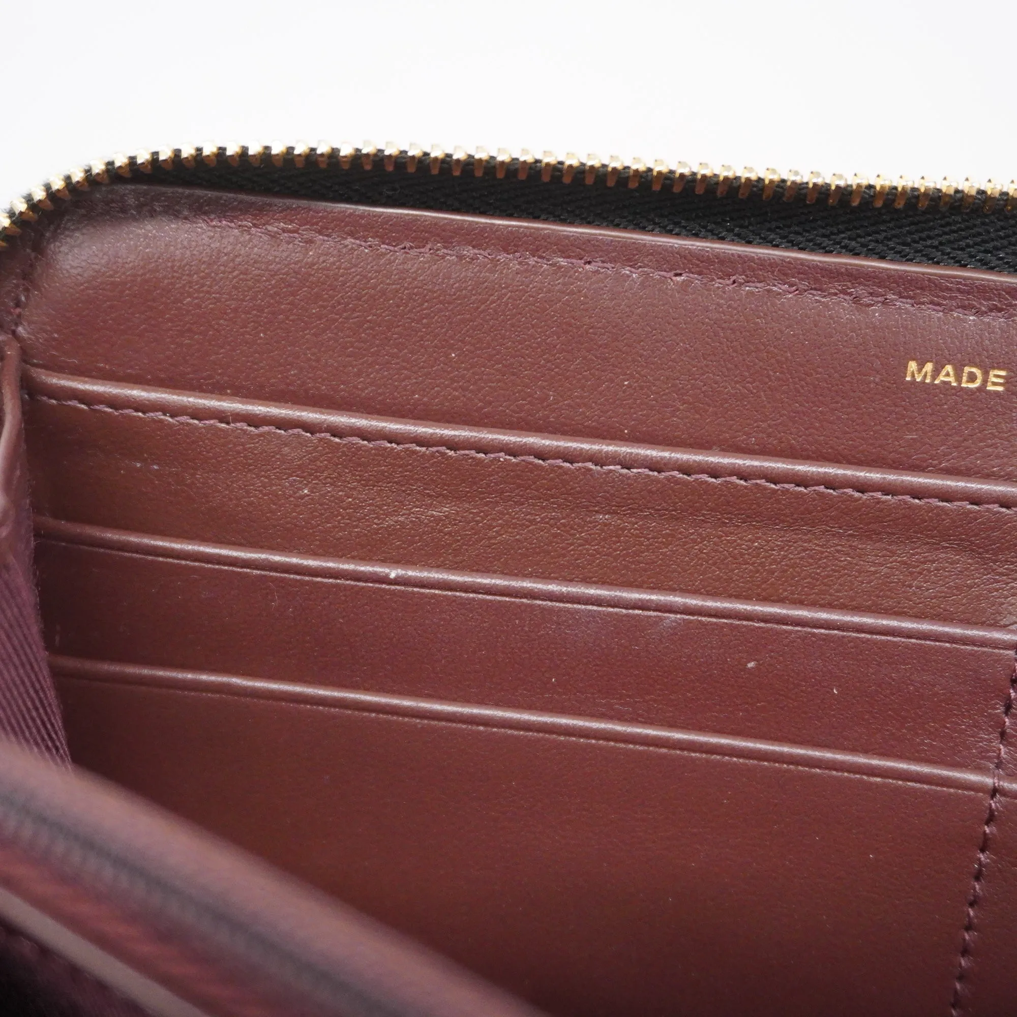 CHANEL   Matelasse Long Wallet Gold Hardware Caviar Leather Black