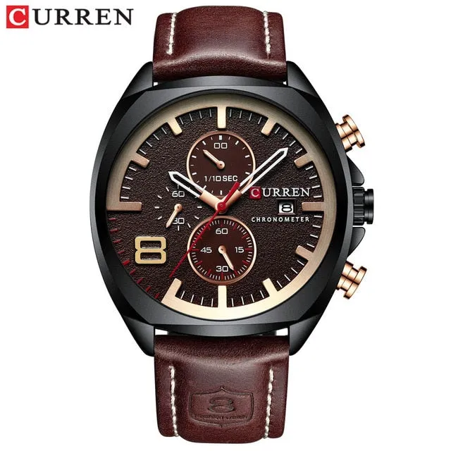 CURREN Military Analog Quartz Men Watch