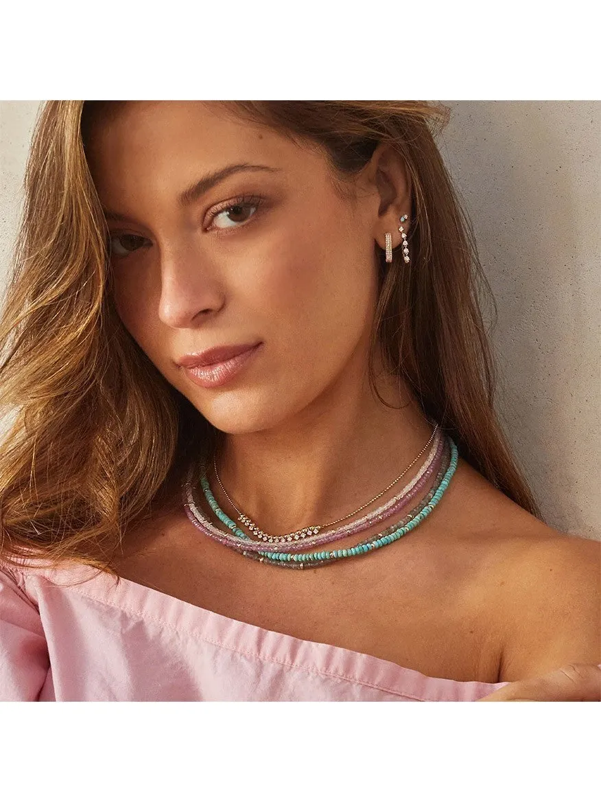 EF Collection Birthstone Bead Necklace - Labradorite
