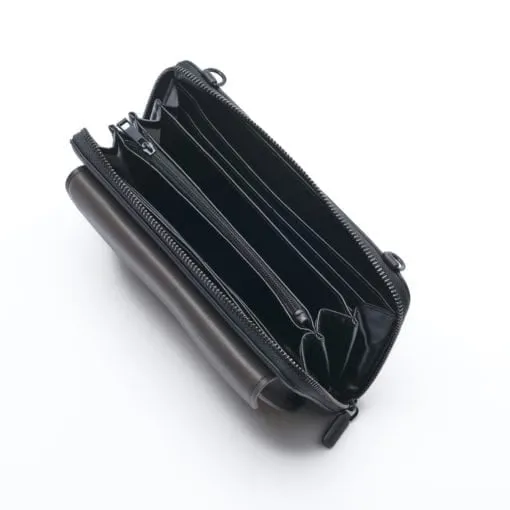 Frances Zip Around Wallet - Black