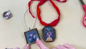 How to Make Locket Christmas Tree Ornaments