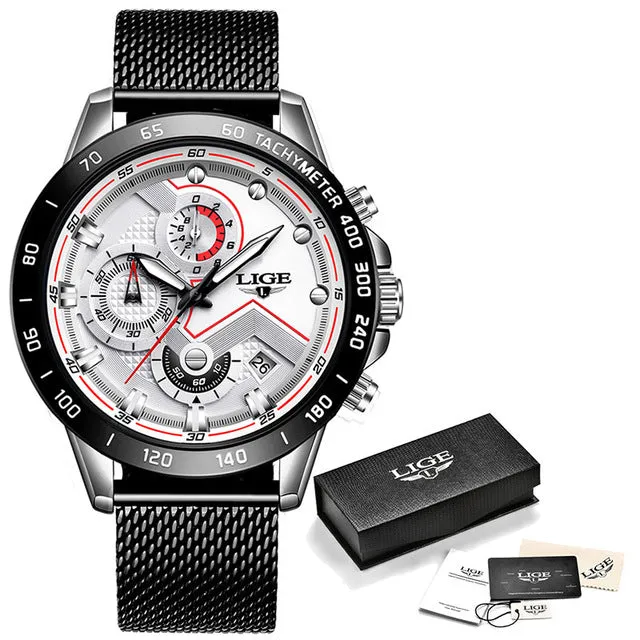 LIGE™ Chronos Luxury Watch for Men
