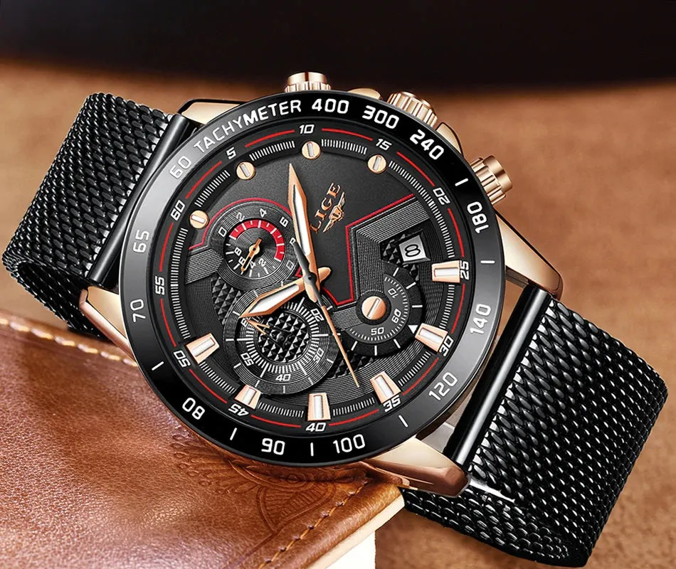 LIGE™ Chronos Luxury Watch for Men