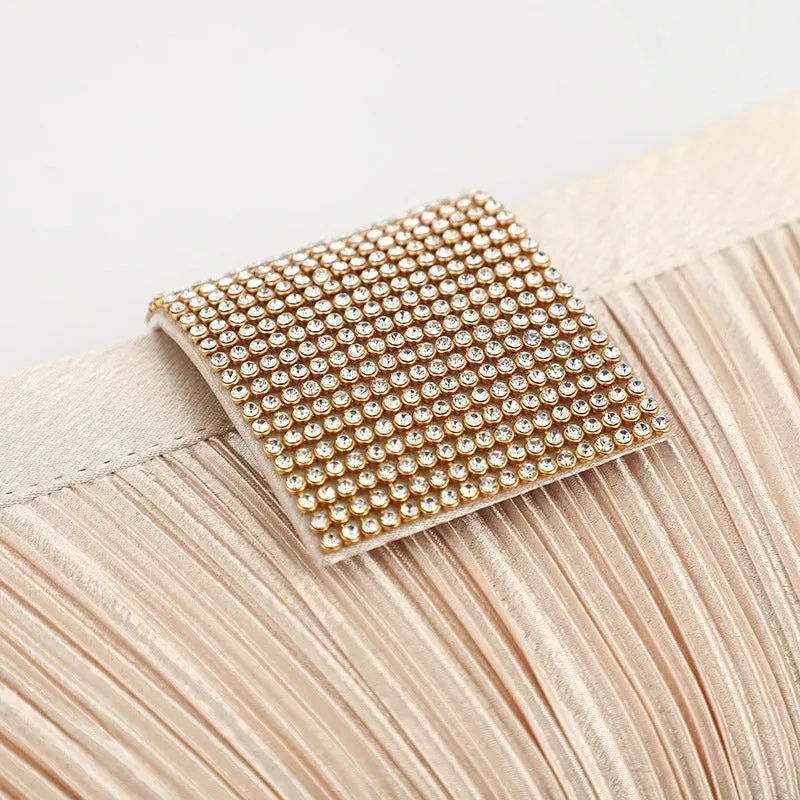 Pink Black Arylic Solid Color Square Evening Bags