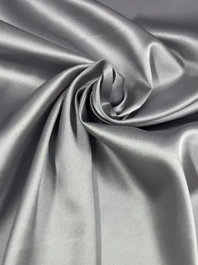 Stretch Satin Deluxe - Smoke  - 150cm